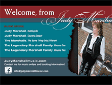 Tablet Screenshot of judymarshallmusic.com